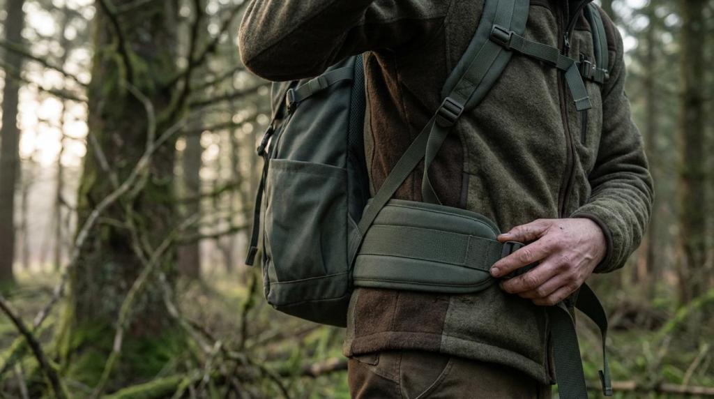 Vælg den rigtige jagtrygsæk: Volumen, lydsvaghed og bæresystem