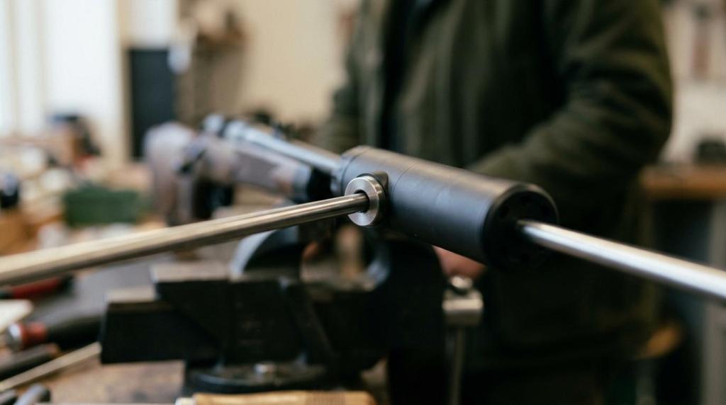 Montering af lyddæmper hos bøssemager: Gevind, pibelængde og balance – sådan foregår det