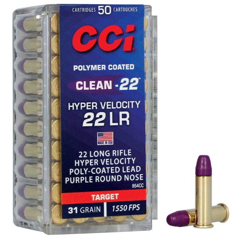 22 LR CCI Hyp Vel Clean Purple Salonriffel patron 50 stk.