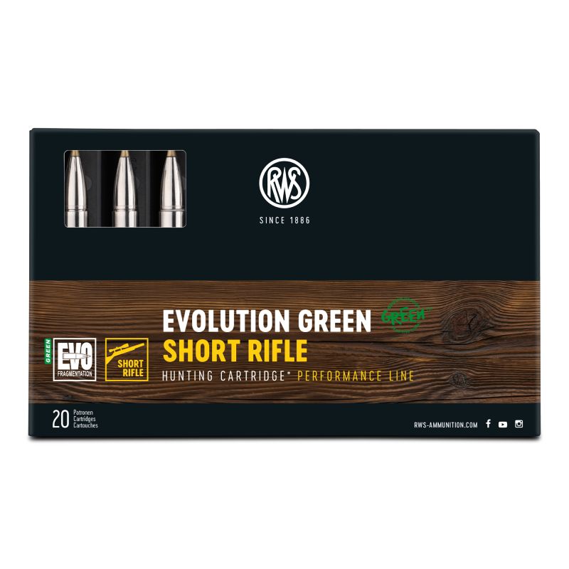 RWS .30-06 Evolution Green Short Rifle 9 g/139 grs.
