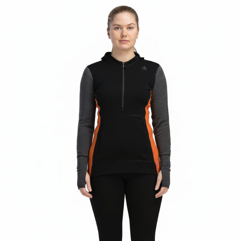 Aclima Warmwool Hoodsweater w/Zip Dame