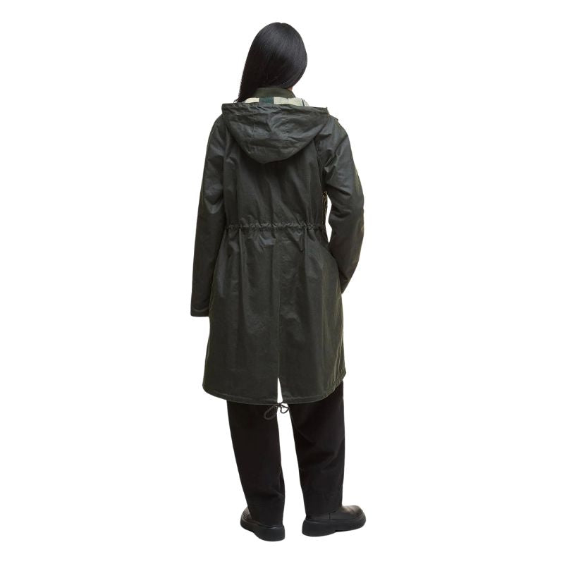 Barbour Marcy Wax Parka Dame