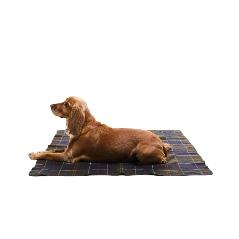 Barbour Dog Tartan Blanket