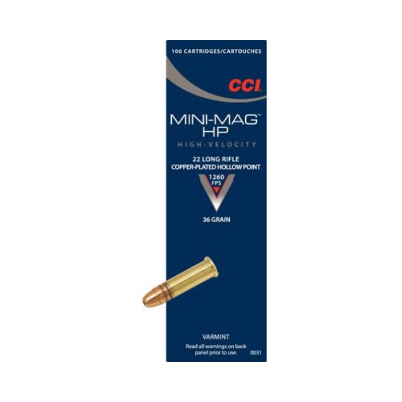 CCI 22lr Mini Mag 36gr HP 100 stk