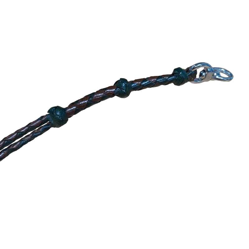 ProfDogFløjtesnor 2,5 mm x 55 cm Mørkebrun/Grøn