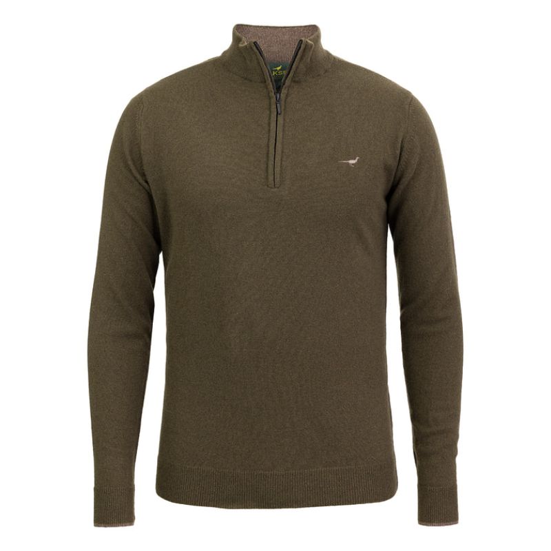 Laksen Brompton Zip Neck