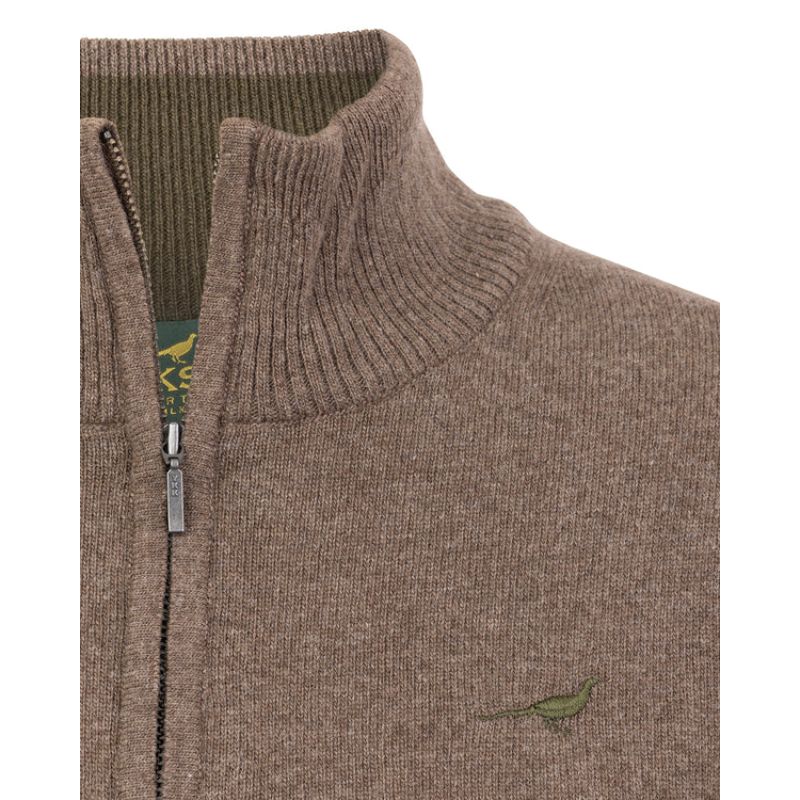 Laksen Tyne Zip Neck Sweater Dame