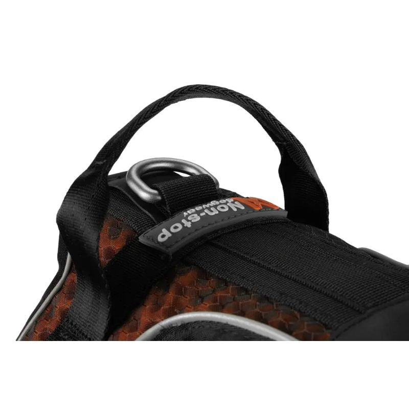 Non-Stop Dogwear Rock Sele, Str. L Sort/Orange Single