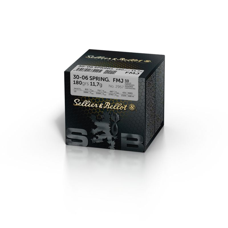 Sellier & Bellot FMJ .30-06 11,7 g/180 grs. 50 stk.