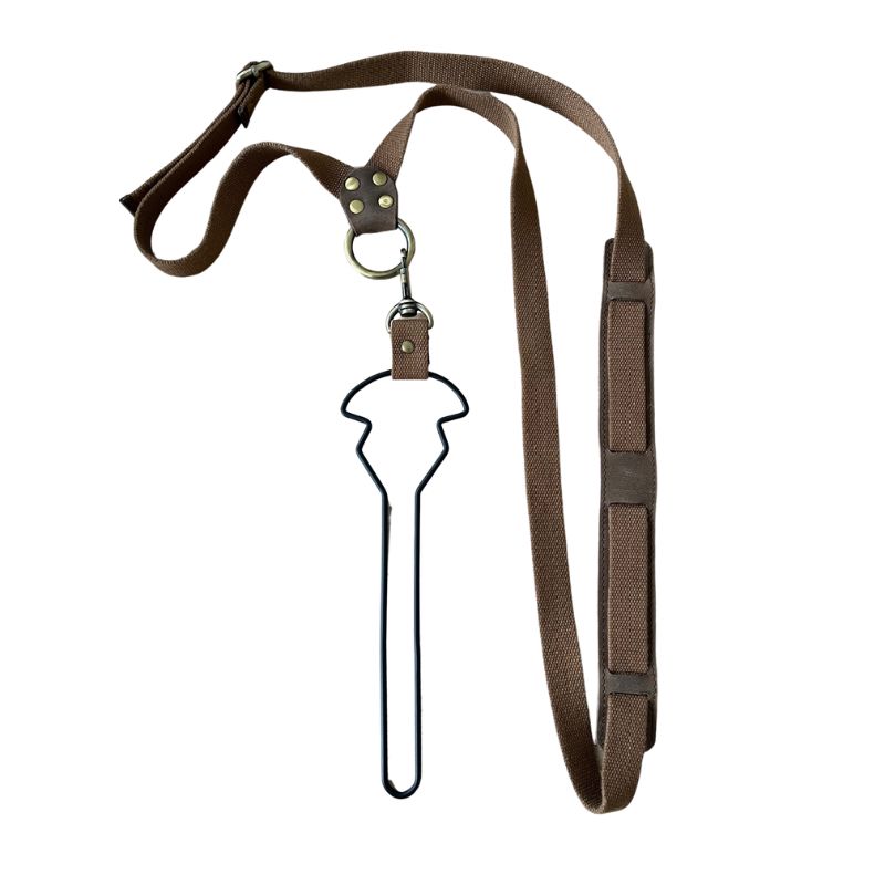 Canard Skrårem Med Fuglegalge Kanvas/Læder