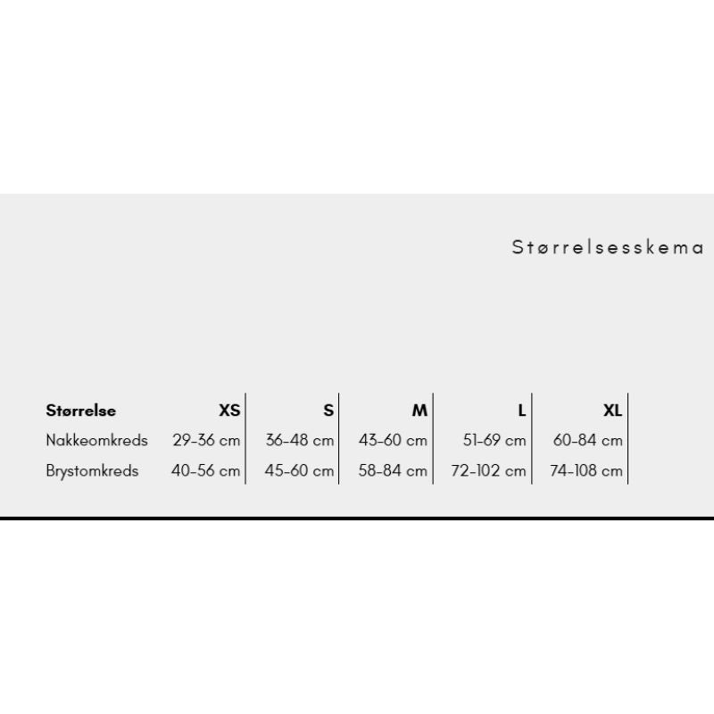 Non-Stop Dogwear Rock Sele, Str. L Sort/Orange Single