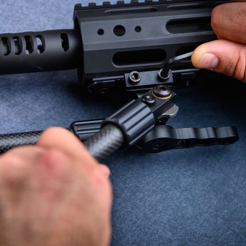 Truglo Carbon Pro Bipod Picatinny Rail Mount