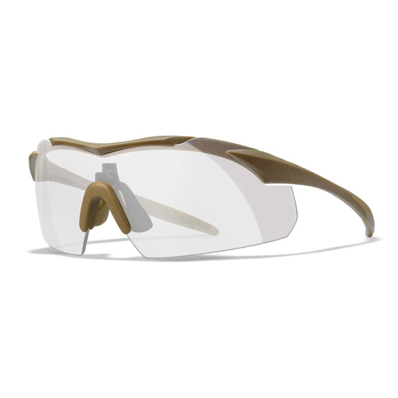 Wiley-X Vapor Comm. 2,5 Grey/Clear/Rust Tan Frame
