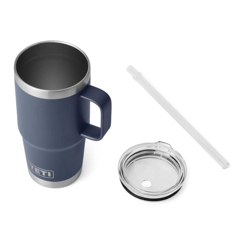 Yeti Rambler 25 oz Straw Mug Navy