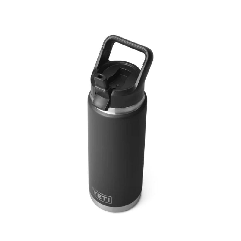 Yeti Rambler 26 oz Colour Straw Bottle Black