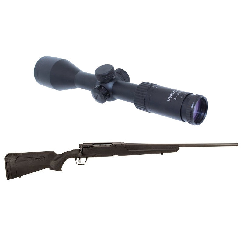 Savage Axis II riffelsæt Kaliber .308 Win. Med Optic Science 3-12x56
