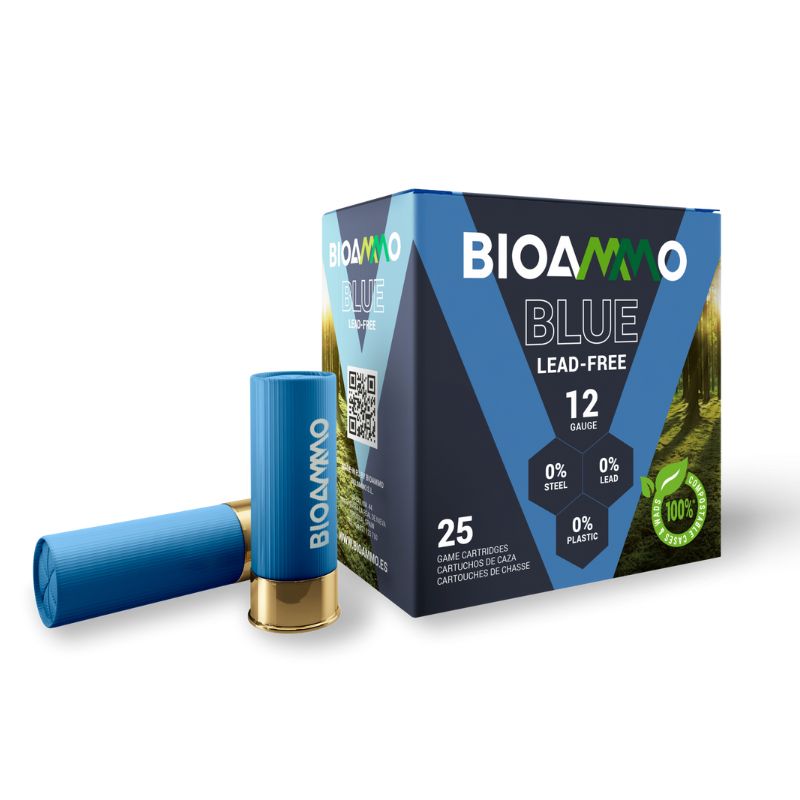 BioAmmo Blue 5/28 g, Kaliber 12/70 Bio