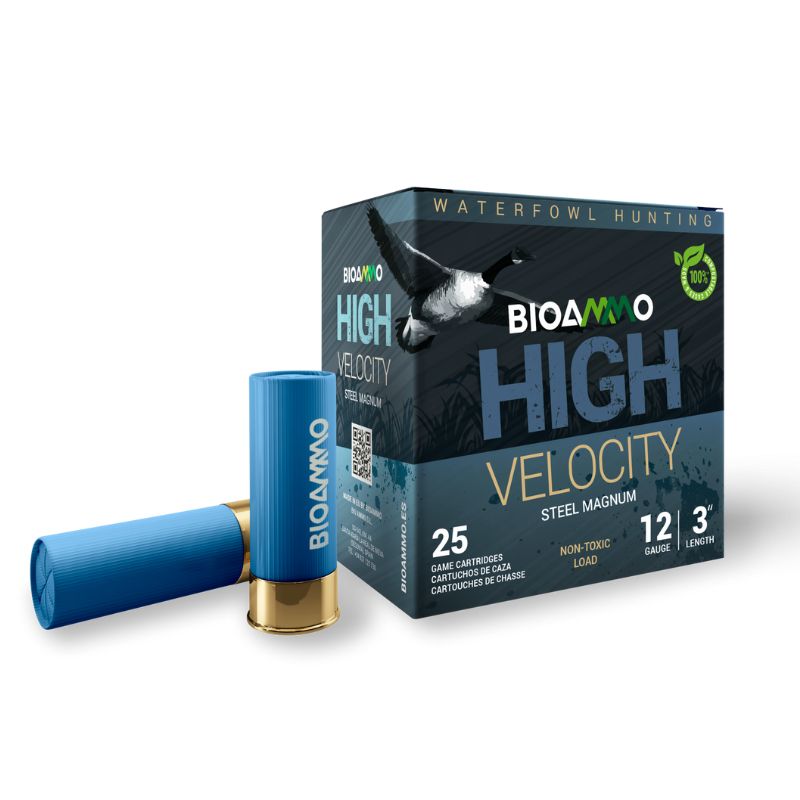 Bioammo High Velocity Steel Magnum 2/36 g, Kaliber 12/76