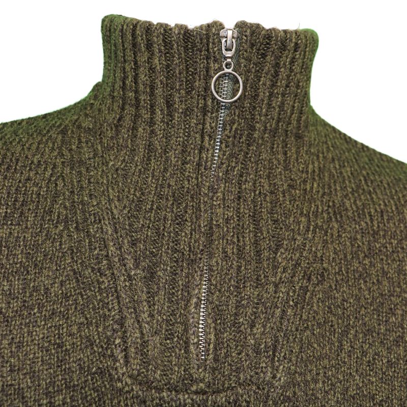 Irsk strik Doolin m/lynlås i hals