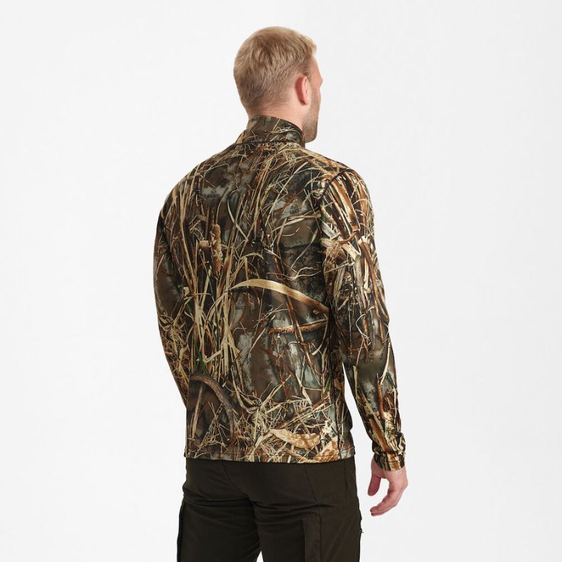 Deerhunter Game T-shirt L/S 1/4 Zip