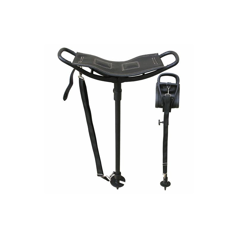 Jagtstol 1-benet Teleskopisk m/foldesæde