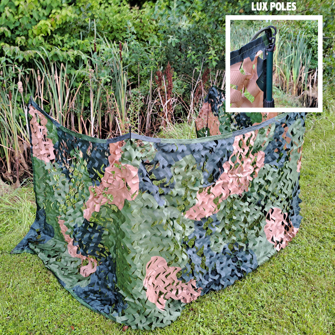 Camo Skjul-pakke Deluxe (4 stænger og net)