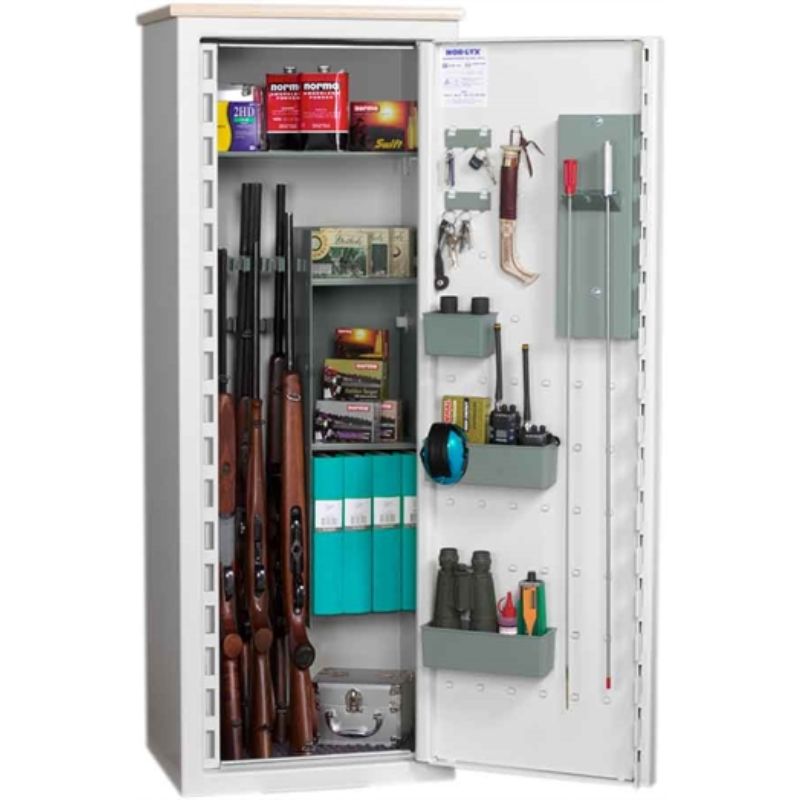 Nordhunt Våbenskab 55 Med Nøgle Koksgrå