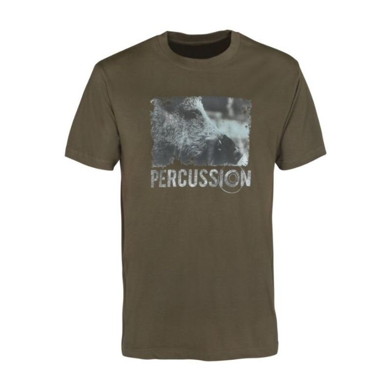 Percussion T-Shirt Til Børn m/vildsvin
