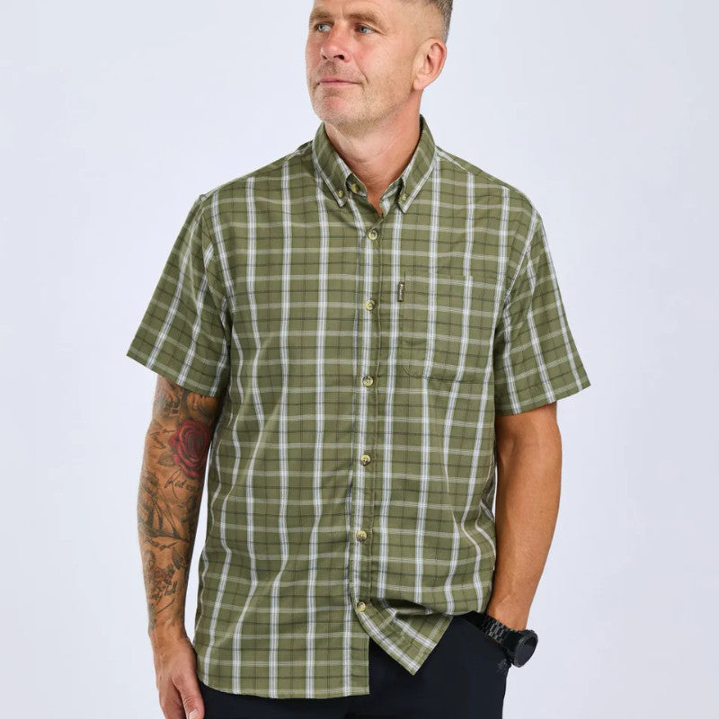 Pinewood Sommerskjorte Olive
