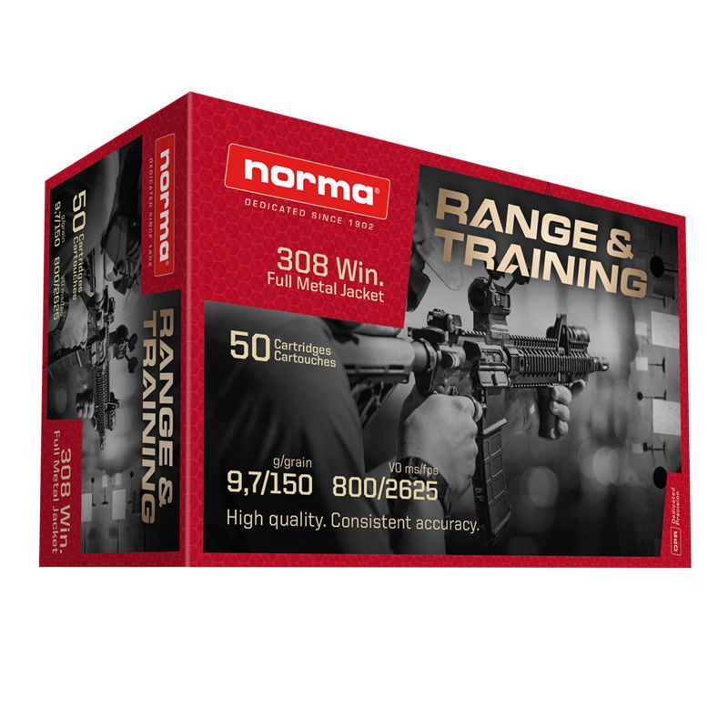 Norma Range & Training .308 Win. 9,7 g/150 grs.
