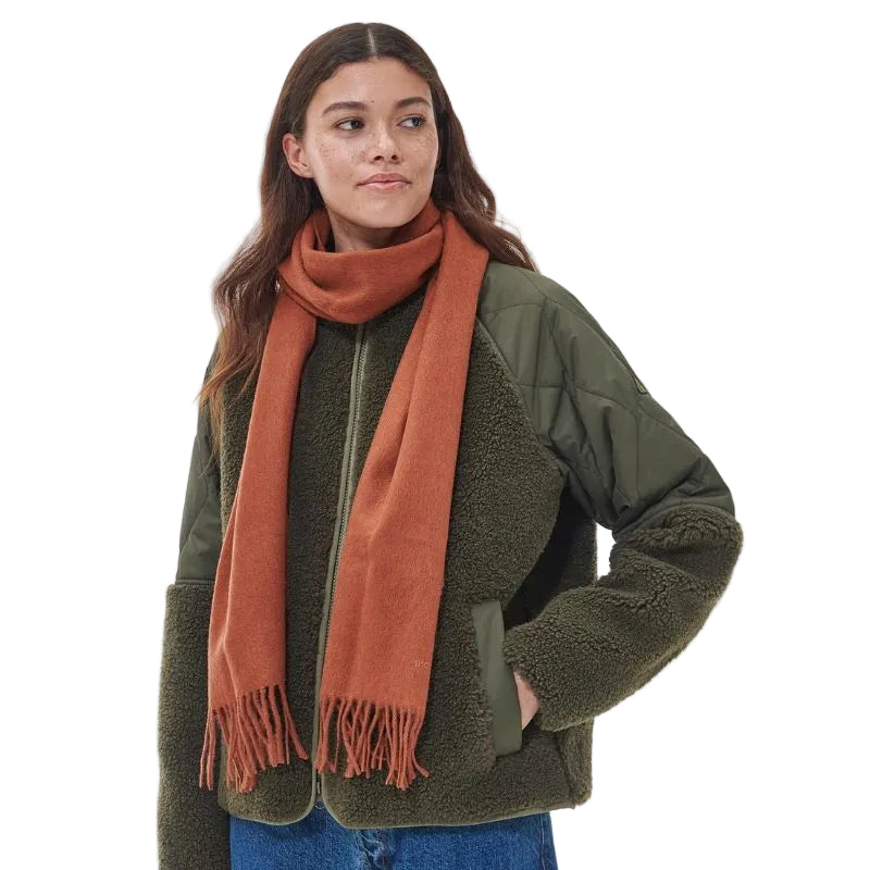 Barbour Lambsw. Woven Scarf Dame