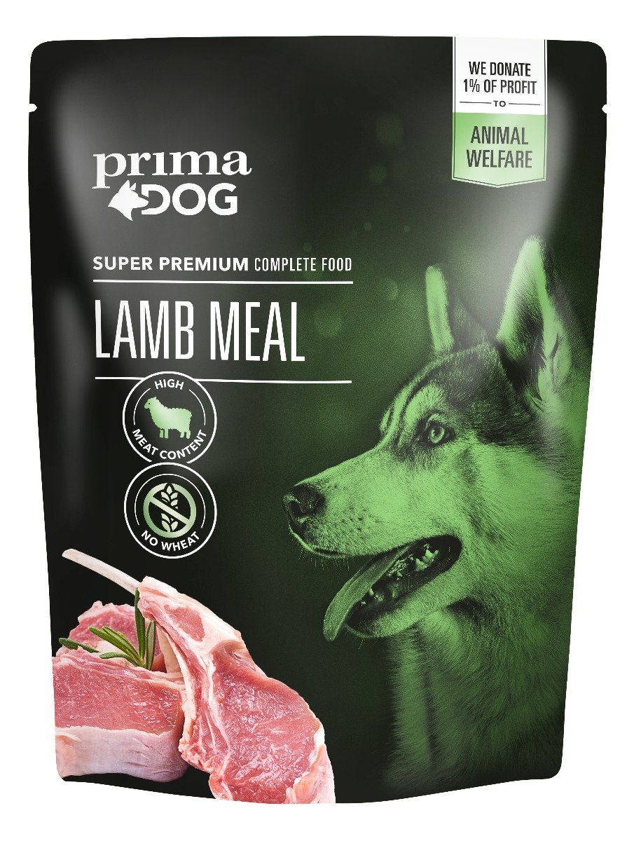 Primadog Lam Måltid 260g.