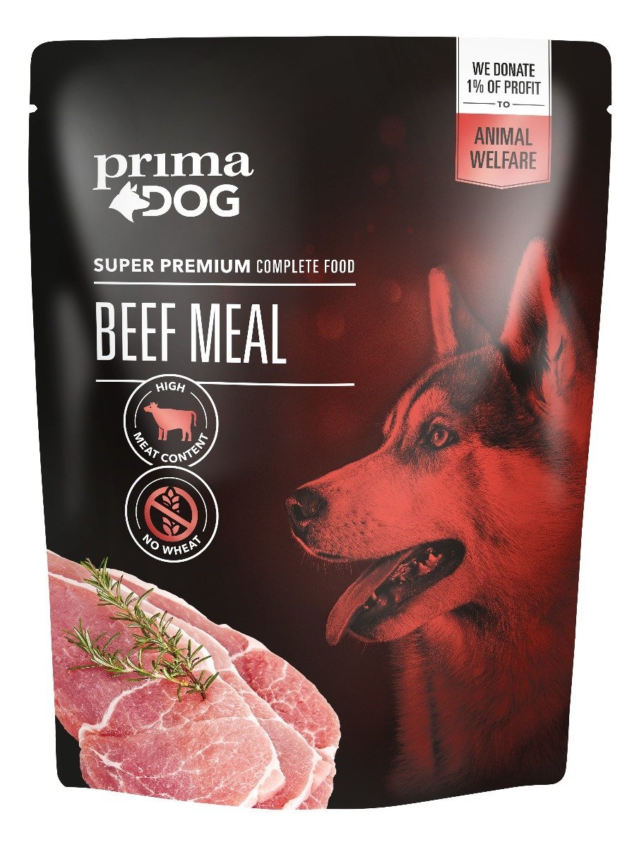 Primadog Biff Måltid 260g.