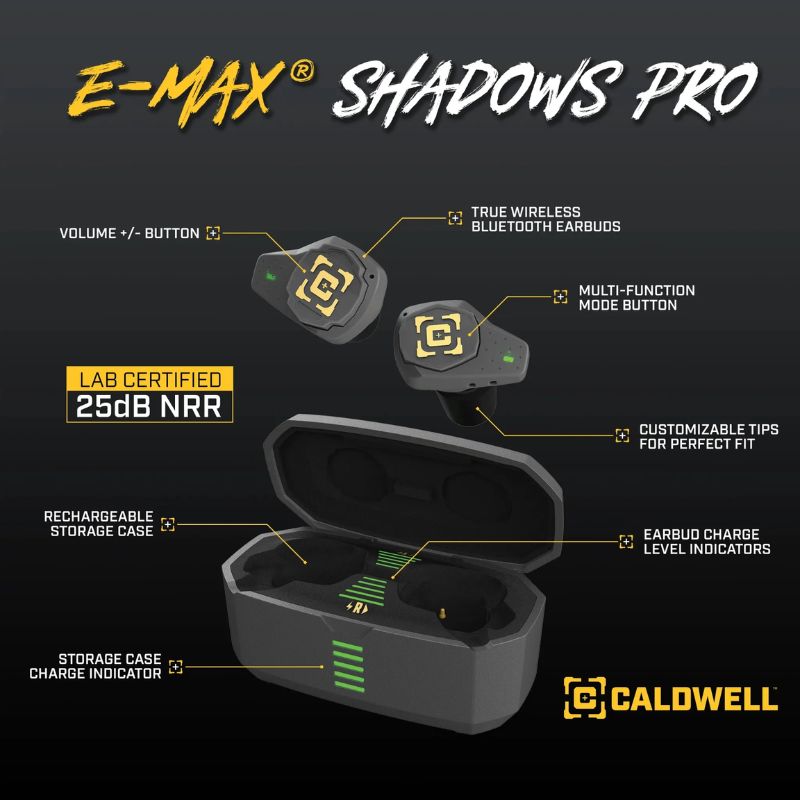 E-Max Shadows PRO BT Earplugs
