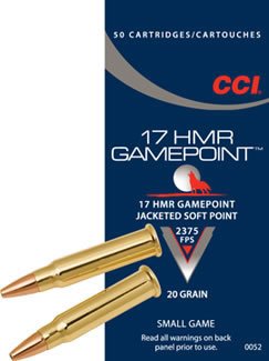 17Hmr SP Gamepoint 20gr 50stk CCI