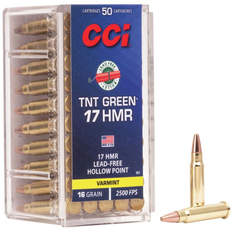 17 HMR CCI TNT Green 50 stk.