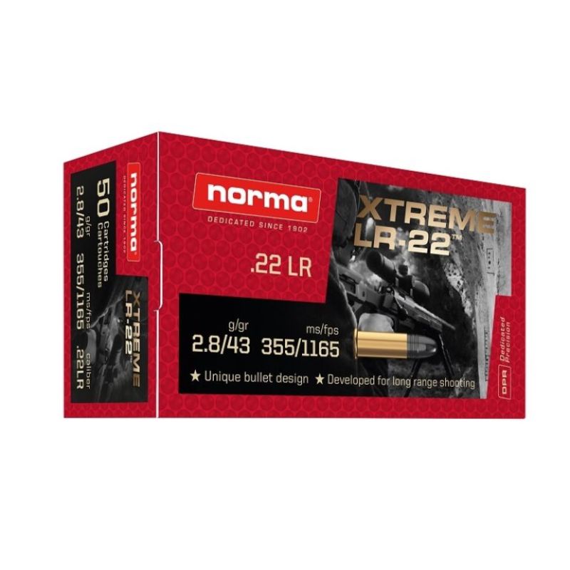 Norma Xtreme 22LR 2,8g/43gr 50 Stk.