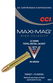 22wmr CCI Maxi Mag HS TMJ Target