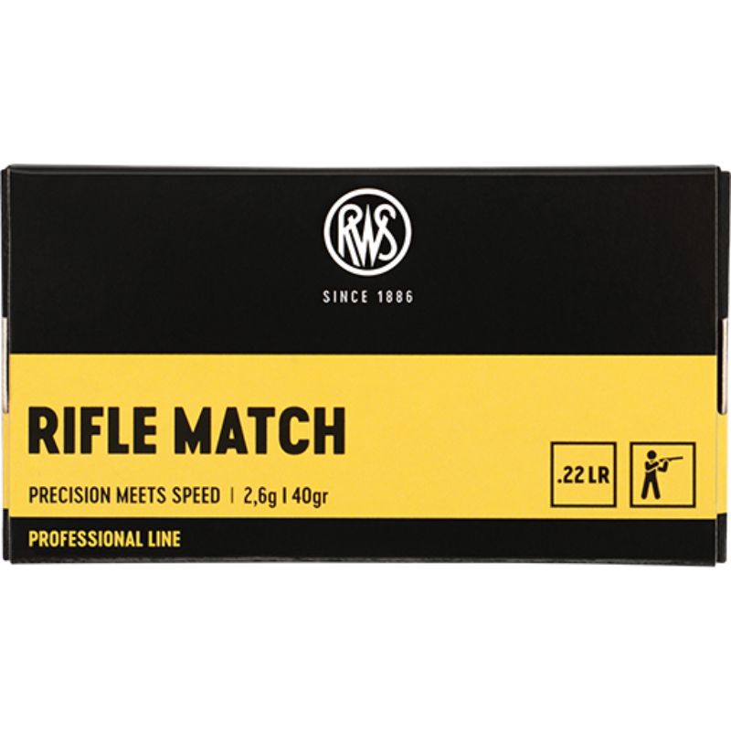 RWS Rifle Match 22LR 50 Stk.