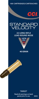 CCI 22lr Standard Velocity