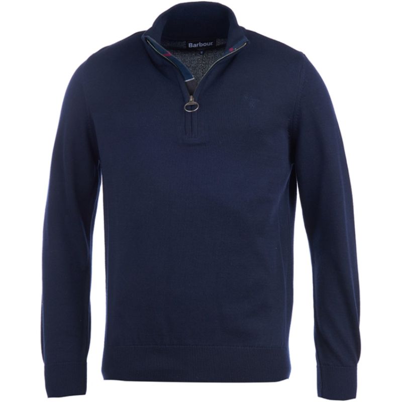 Barbour cotton half-zip