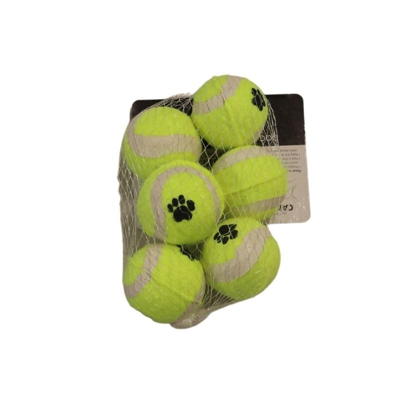 Tennisbold 4,5 cm 6 stk.