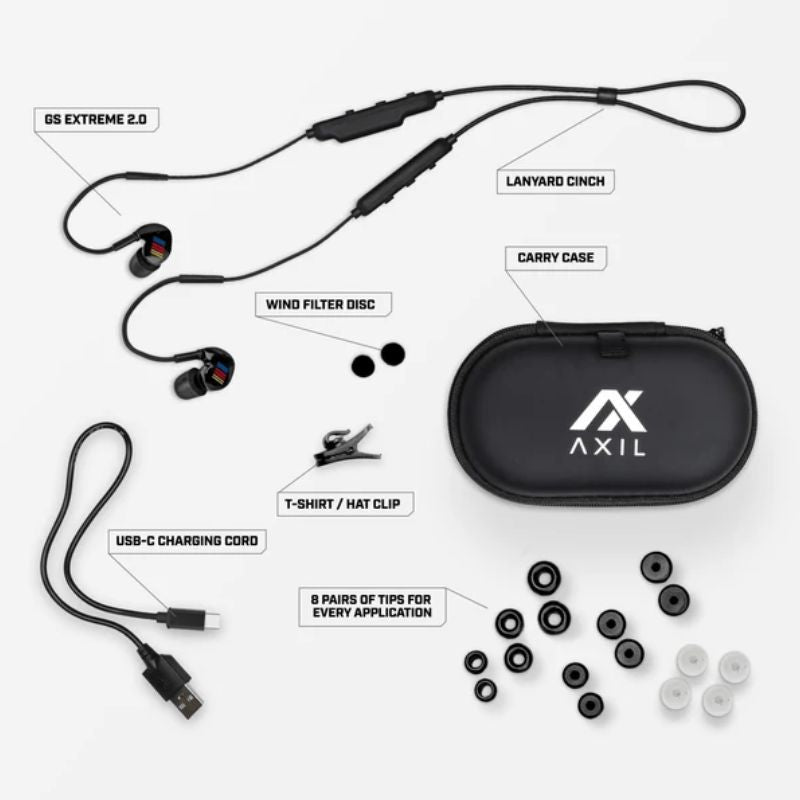 Axil GS Extreme 3.0 In-Ear Høreværn m. Bluetooth