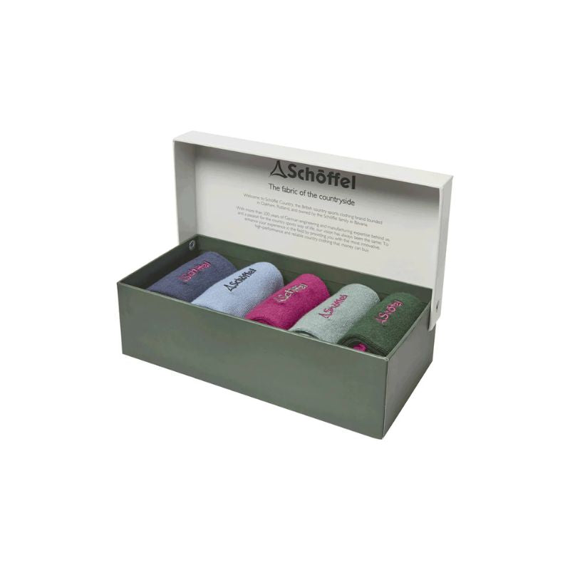 Schöffel Bambus Sokker 5-Pak Dame