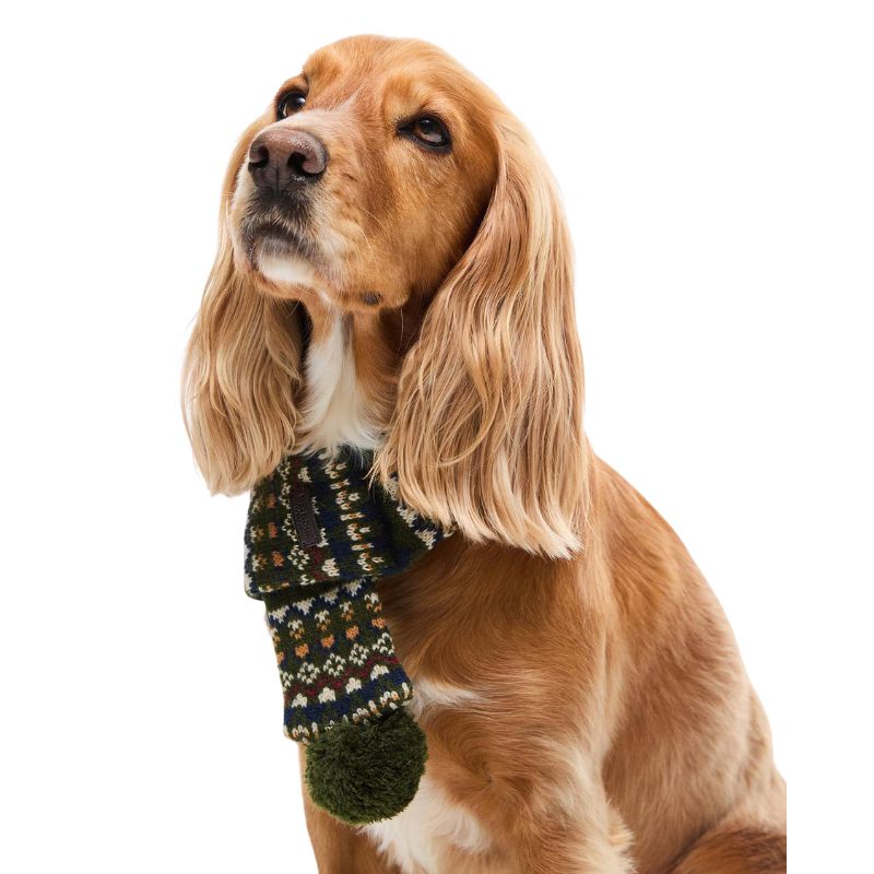 Barbour Marlow Fair isle Dog Scarf