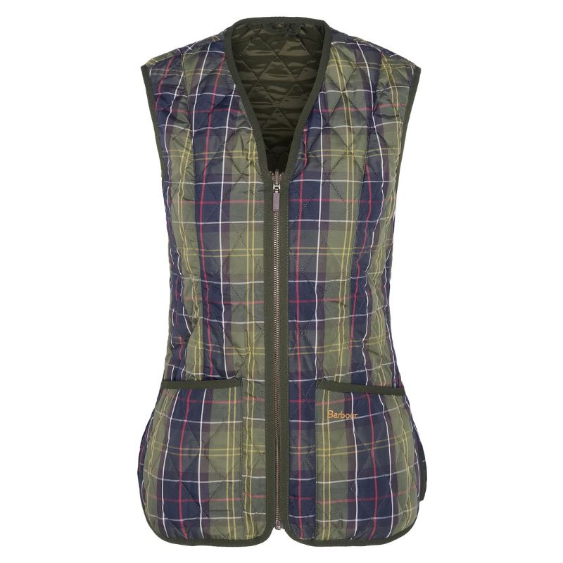 Barbour Tartan Betty Liner Ladies