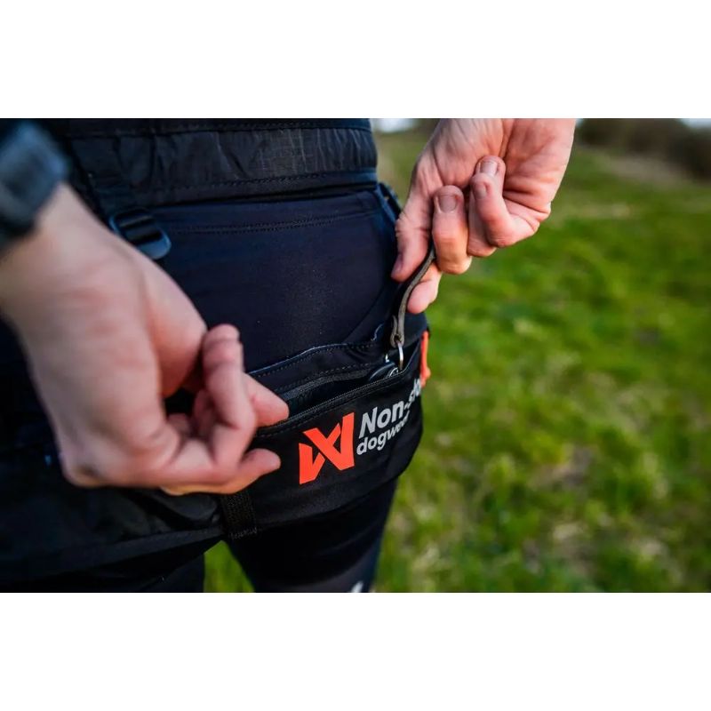 Non-Stop Dogwear Canix Løbebælte 2.0, Str. M Sort Single