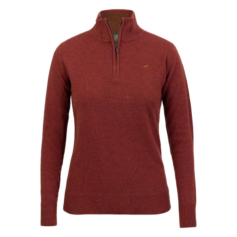 Laksen Tyne Zip Neck Sweater Dame