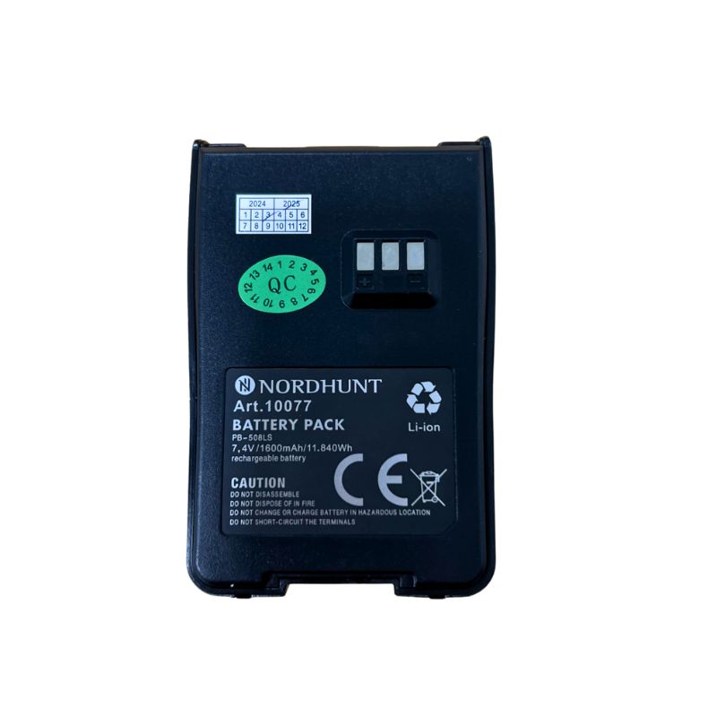 Nordhunt Batteri 1600 mHa t/155mHz Radio