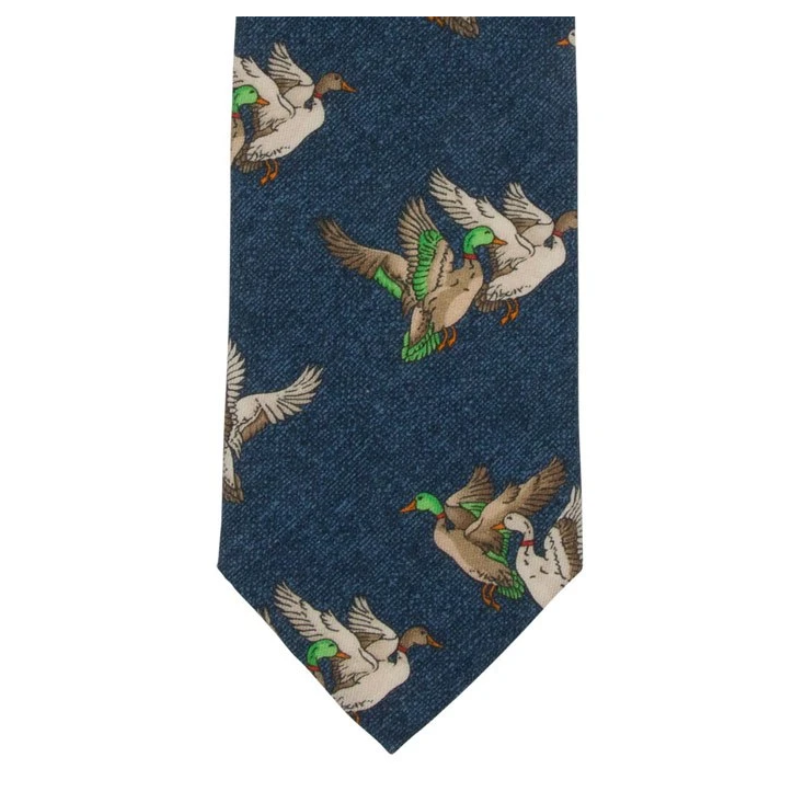 Portia Slips Blå m. And